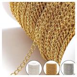 2 Meter Stainless Steel Extension Chain 4mm...