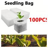 100pcs Biodegradable Seed Nursery Bags,...