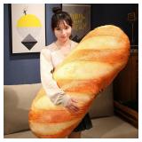 20cm French Bread Plush Pillow Stuffed Printing...