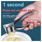 Garlic Press Anti-Skid Thickened Garlic Clip...