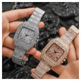 Classic Luxury Business Men's Steel Strap...