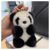 ZAKOL Cute Panda Plush Toy Keychain Cartoon Bag...
