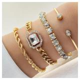IPARAM 4 Piece Set Luxurious Bracelets for...