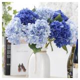 Green Real Touch Hydrangea Artificial Flowers...