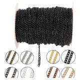 2 Meter Flat 4.5mm Extension Thin Chain Metal...