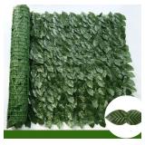 50X100 Artificial Ivy Hedge Green Leaf Fence...