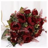 Artificial Ronghua Peony Simulation Flower Home...