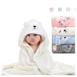 Cartoon Animal Baby Bath Towels Soft Newborn...