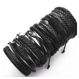 10 Pcs/set Black Wrap Woven New Fashion...
