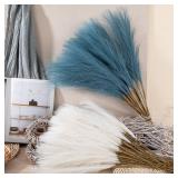 55CM 10PCS Fluffy Pampas Grass Boho Decor...