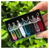 7pcs/set Bullet Shape Healing Pointed Chakra...