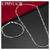 Noble new arrive 925 sterling silver plated 4MM...