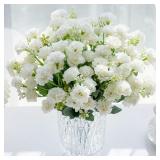 5 Forks 15 Heads Artificial Flowers Small...