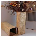 Handmade Woven Flower Vase Creative Flower...