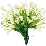Artificial Calla Lily Bouquet 33cm Fake Flowers...
