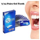 5D Whitening Teeth Stickers 14 Pairs Gel...