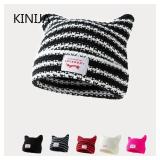 1 PC in Random Colour Y2K Handmade Stripe Knit...