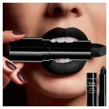 1 PC Matte black lipstick, long-lasting...