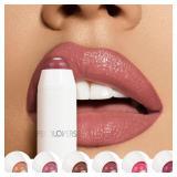 2-in-1 Nude Lipstick Matte Red Lip Balm...