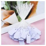 100Pcs Jewelry String Cord Price Tags Rectangle...