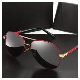 1pc Polarized Sunglasses Men Metail Frame...