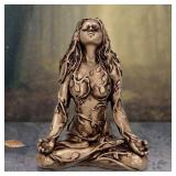 Mother Earth Statue Mini Gaia Fairy Decorative...