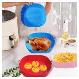 1 random colour Silicone Air Fryer Pot Tray...