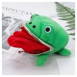 1pc Plush Frog Coin Wallet Anime Ninja Wallet...