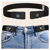 Traceless Invisible Elastic Belt Women's Belt...