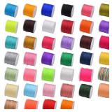 50Yds 0.8mm Crafts Nylon Cord For Jewelry...
