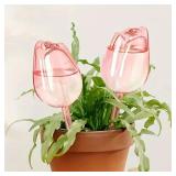 2 PCs Pink tulip plant watering balls, suitable...
