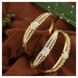 Sunspicems Gold Color Arabic Bracelet Bangle...