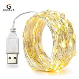 5M 50LEDS USB Fairy String Lights LED Sliver...