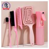5pcs comb set Relaxing Elastic Massage Comb...