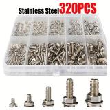 320pcs Premium Stainless Steel Screw and Nut...