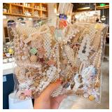 New10 Pcs/Set Women's Fashion Resin Hair Clips...