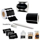 120Pcs/Roll  Removable Blackboard Stickers With...