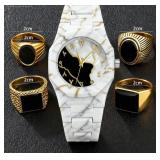 Five-piece business-style set, featuring...