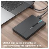 2.5' External Hard Drive Enclosure USB 3.0 Hard...