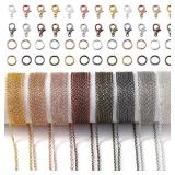 150pcs/box Silver Color Lobster Clasps And Open...