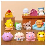 6Pcs/Set Pokemon Pikachu Anime Figures Cute...