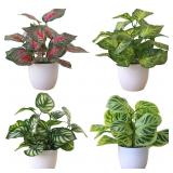 1PC Artificial Foliage Plant Pot Bonsai Party...