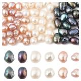 10Pcs Natural Cultured Freshwater Pearl Beads...