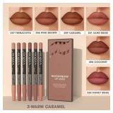 2 Pcs Rozza Waterproof Lip Liner Pencil Set,...