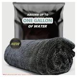 1PC 40x60 Dark gray car microfiber towel,...