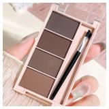 A set of 4-color eyebrow powder trays with...