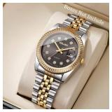 Luxury Rhinestone Men Business Watches Fashion...