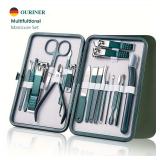 Professional 12 Piece Nail Care Kit Stainless...
