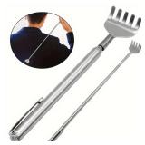 1 PC silvery Telescopic Back Scratcher, ...