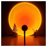 1pc Vibrant Sunset Projection Light - 16-Color...